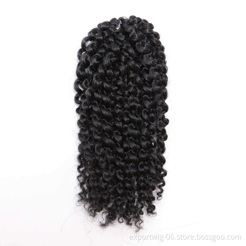 Crochet Curly Twist Braids Hair 8inch 90g Synthetic Hair Afro Curls Braiding Hair Wholesale